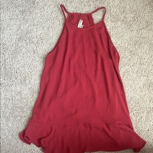 LOFT Red Tank Top